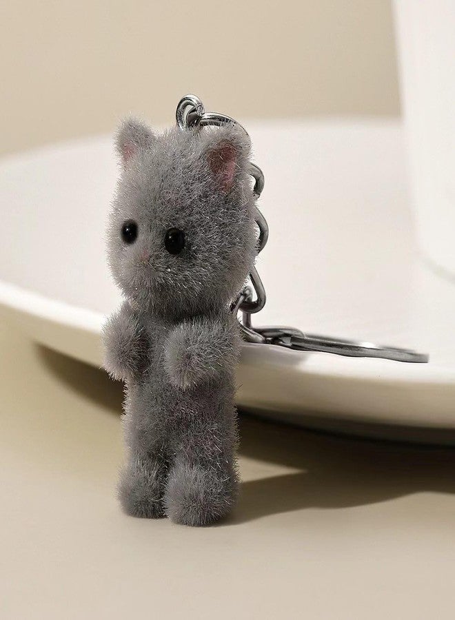 EXPHAIN Cute Cat Keychain For Women Kitty Keychains For Backpacks Bag Charm Key Chain Accessories - Image 5